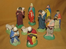 Santons crèche lot de 10