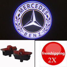 2X LED Door Step Courtesy Shadow Laser Light For Mercedes-Benz C Class W204 C250