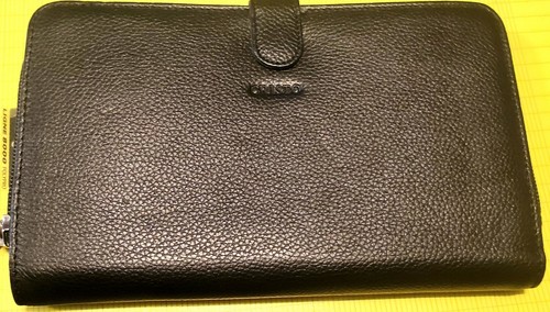 Porte feuille cuir noir - , cristo