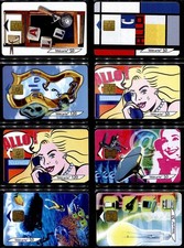 FRANCE - lot de 8 cartes téléphoniques différentes année 2000