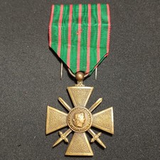 2.7/09/2025 (REF28391) Military Medal War Cross 1914 1918 French Medal