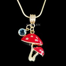 Mère Bébé Champignon Bracelet Collier Magique Gigantesque Amour Nature Bijoux