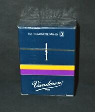 VANDOREN CR113 10 ANCHES POUR CLARINETTE Mib Eb 3 NEUF