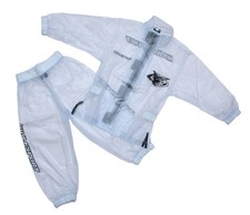 Wulfsport Clear Transparent Cub Two Piece Waterproof Set, MX Motocross Kids - T