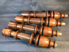 Lot of 4 Columns Walnut Furniture Buffer Henri 2 Decor Closet Shelves