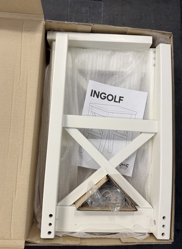 Ikea ingolf white wooden - ingolf,