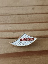 "Pin's Pins Pin Enamel 29 SWISS Company Computer Service ""infotec service" 