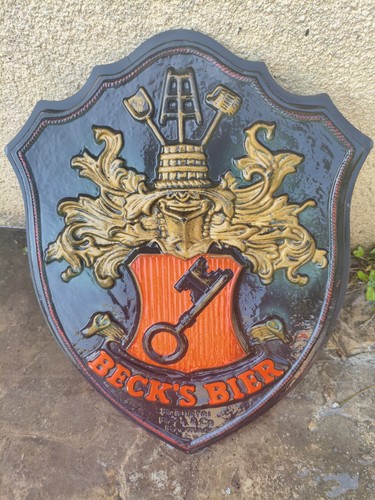 Vtg 1960 becks bier - becks, 3d