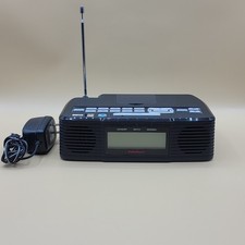 Radio Shack Digital AM/FM /WX Skywarn Weather Clock Radio Portable 12-519 Tested