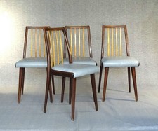Set de 4 chaises bicolores
