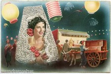 SPAIN. WOMAN. LAMPS. ADD