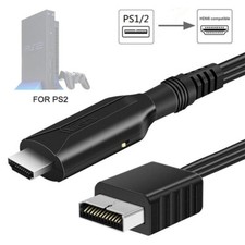 PS2 à l'adaptateur HDMI Câble convertisseur vidéo audio PS2/PS1 vers HDMI