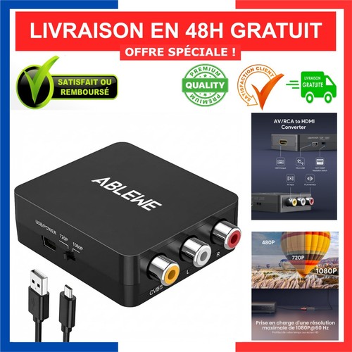 Convertisseur rca vers hdmi - rca,