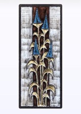 JEAN JAFFEUX Volvic School Poetic Painting Stone Lava Enamel Japanese