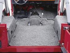 Ensemble de tapis gris tapis intérieur Jeep Wrangler TJ 96-06