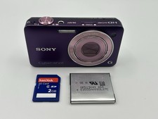 Junk Sony Cyber-shot DSC-WX5 Purple 12.2MP Digital Camera – SD Card Issue – Used