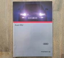 Audi RS2 Avant '93 80 B4/8C Brochure/Brochure/Folleto/Opuscolo/Broszura/Broschyr