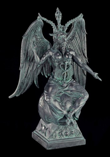 Figurine baphomet antique - de,