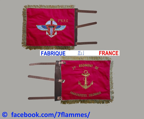 Fanion souvenir commando 2ème - commando,