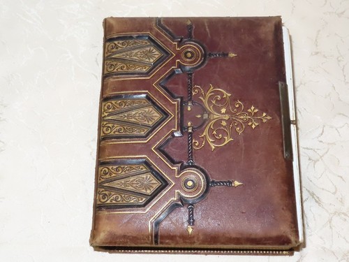 Album photo ancien pour cartes - album,