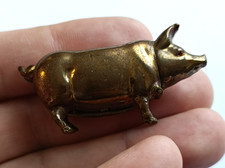 Pyrogène ancien cochon bronze