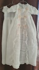 2 Antique Communion DRESSES Early 20th Century for Antique Doll