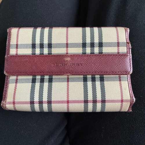 Portefeuille vintage burberry - portefeuille,