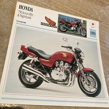 Honda CB750 seven fifty 750 CB 1991 carte moto collection Atlas Japon