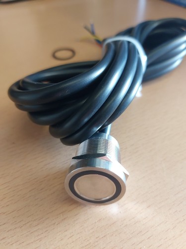 Bouton poussoir piezo - bouton, 22mm