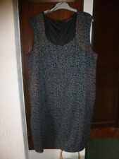BELLE ROBE GRIS GRANDE TAILLE