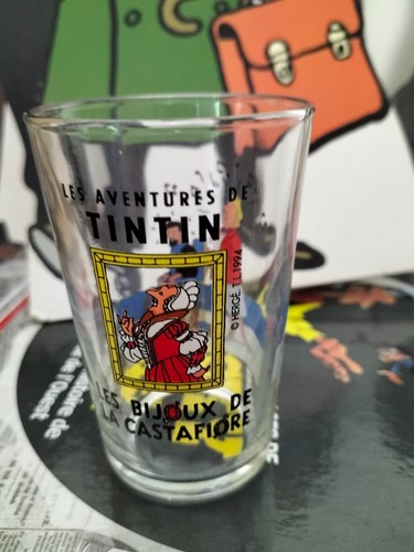 Verre tintin les bijoux - tintin,