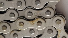 old School NOS mounted large Stamped IZUMI chain 94 links bmx bike