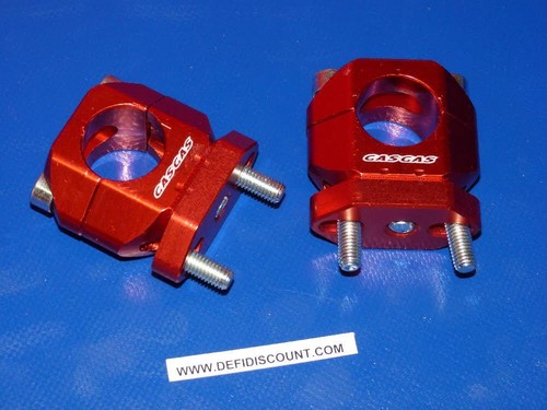 Kit pontets guidon - guidon, rouge