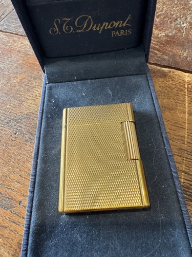 Briquet dupont plaqué - plaqué, or