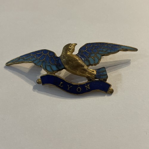 Ancien insigne broche emaille - ancien,