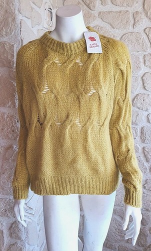 Pull torsade ocre - , talia