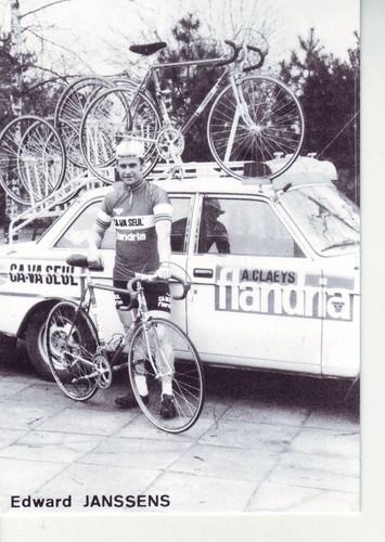 Cyclisme carte edward janssens - cyclisme,