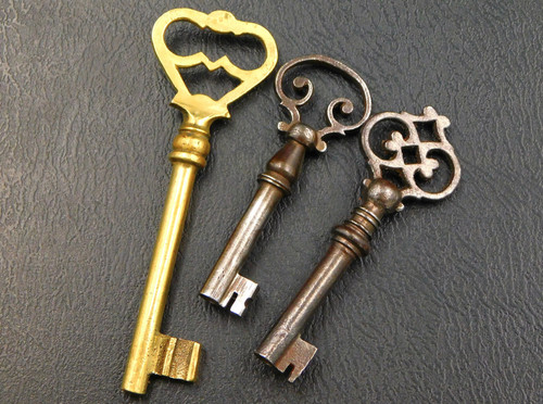 Lot anciennes clés clefs de - lot,