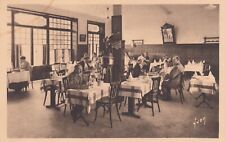 Antique postcard HAUTE-LOIRE LA CHAISE-DIEU hotel terminus dining room