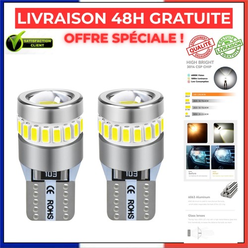 Ampoules led t10 - 12v, 6000k