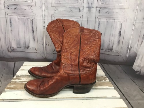 Tony lama brown western - western, cowboy