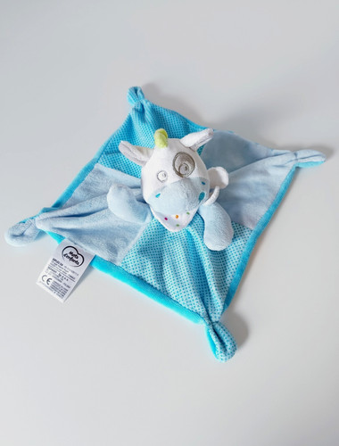 Doudou plat carré cheval - carré, Âne