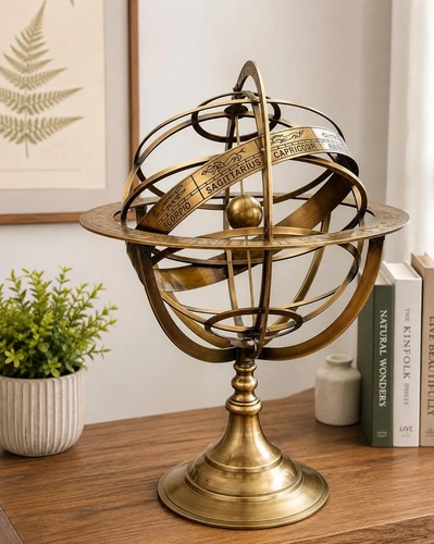 Globe céleste astrolabe