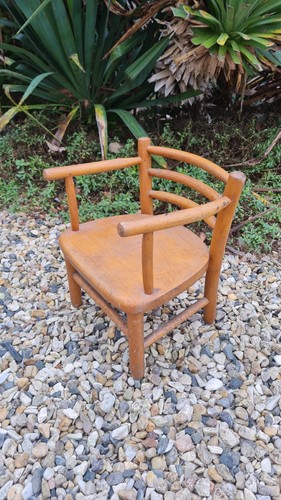 Ancienne petite chaise bois - petite,