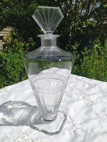 Carafe verre sur pied - en,