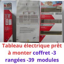 TABLEAU ÉLECTRIQUE - RANGÉES –39 MODULES - COFFRET  