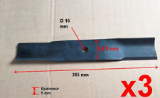 345-454 Lame adaptable (x3) 345454 pour tondeuse TORO 44" de coupe