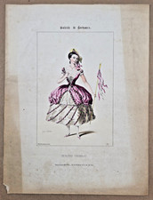 Lithographie aquarellée