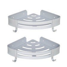 Panier de douche étagère lot de 2 salle bain pour coin rangement organisateur