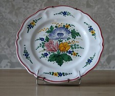 ASSIETTE EN FAÏENCE SIGNÉE MAIOLICHE DERUTA ITALIA - CIRCA 1960